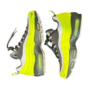 Nike Air Max 95 Volt and Gray Sneakers